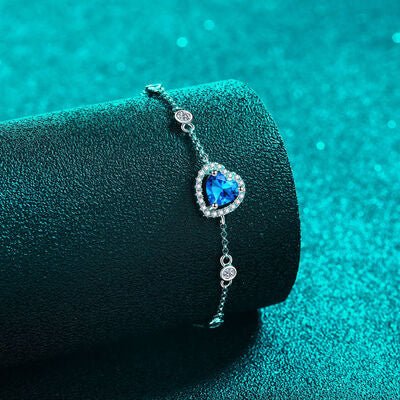 1 Carat Moissanite 925 Sterling Silver Bracelet - Loulou Boutique