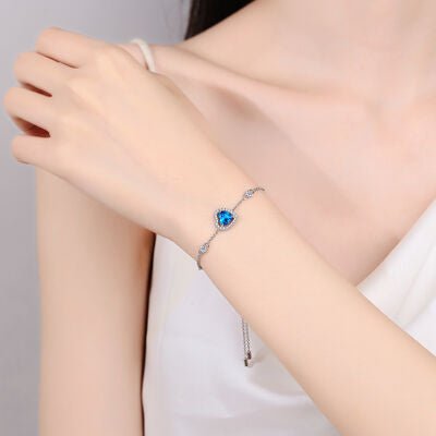 1 Carat Moissanite 925 Sterling Silver Bracelet - Loulou Boutique