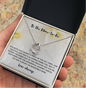 Mom-to-Be's Eternal Bond Personalized Love Knot Necklace