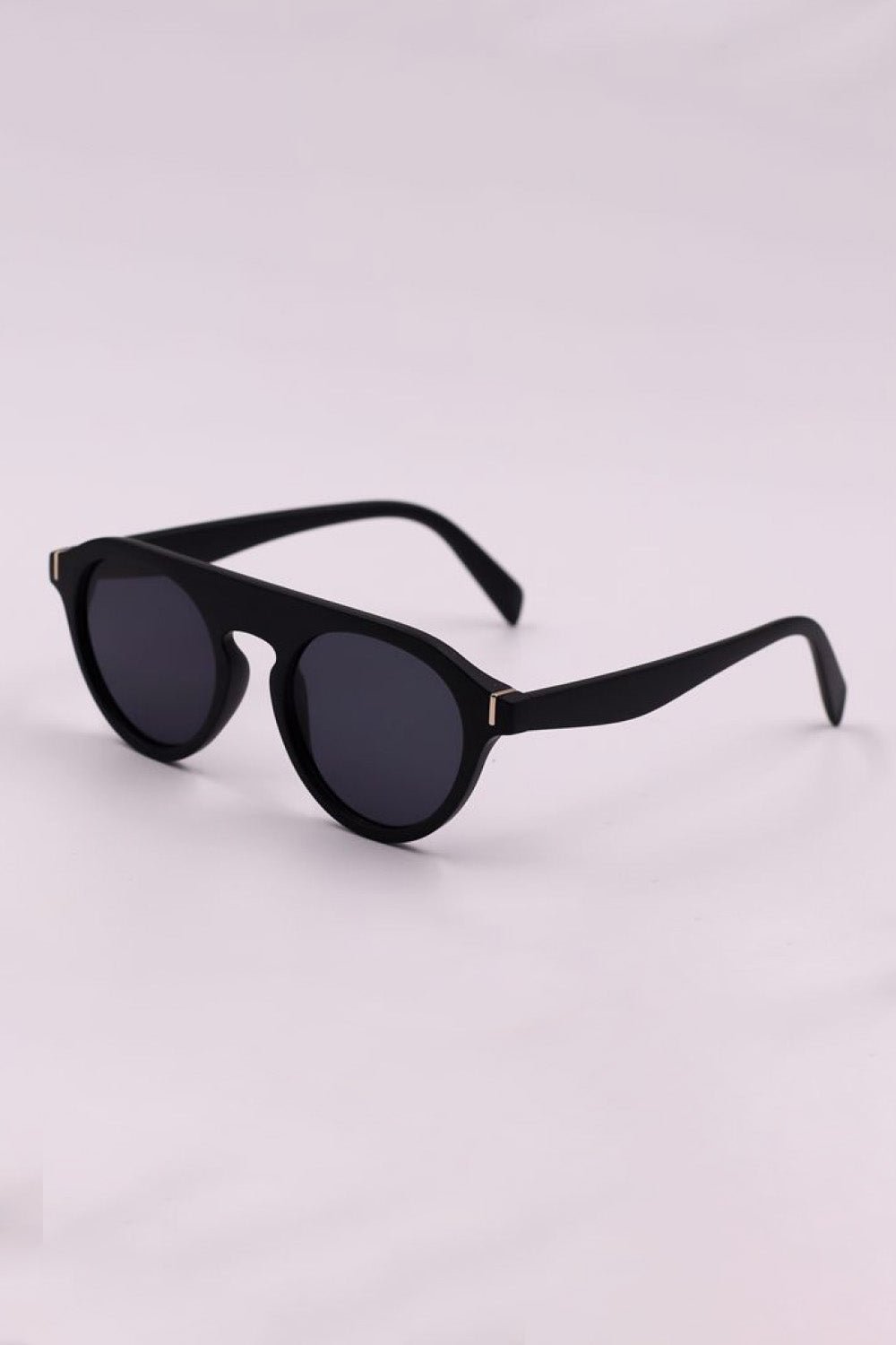 3 - Piece Round Polycarbonate Full Rim Sunglasses - Loulou Boutique