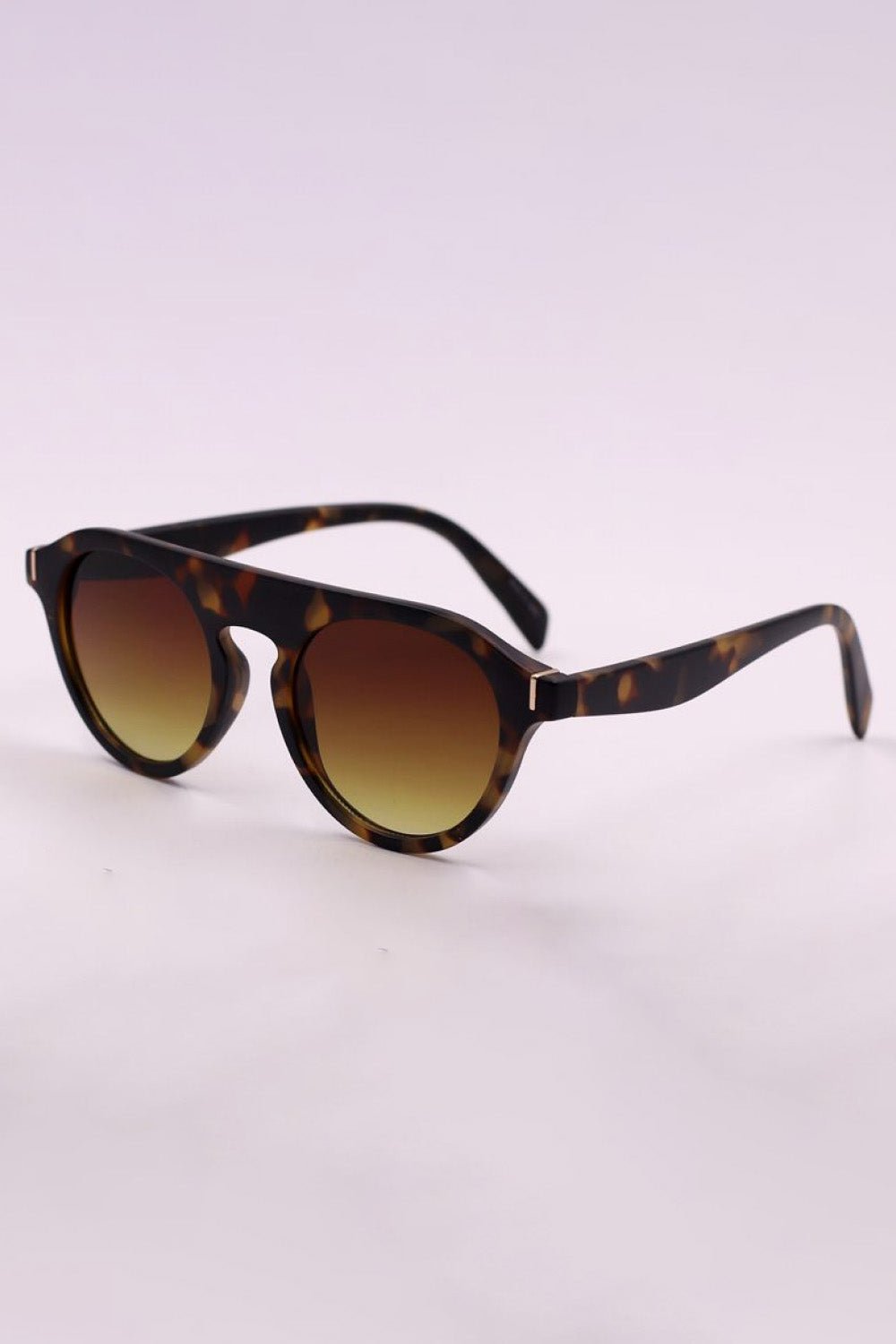 3 - Piece Round Polycarbonate Full Rim Sunglasses - Loulou Boutique