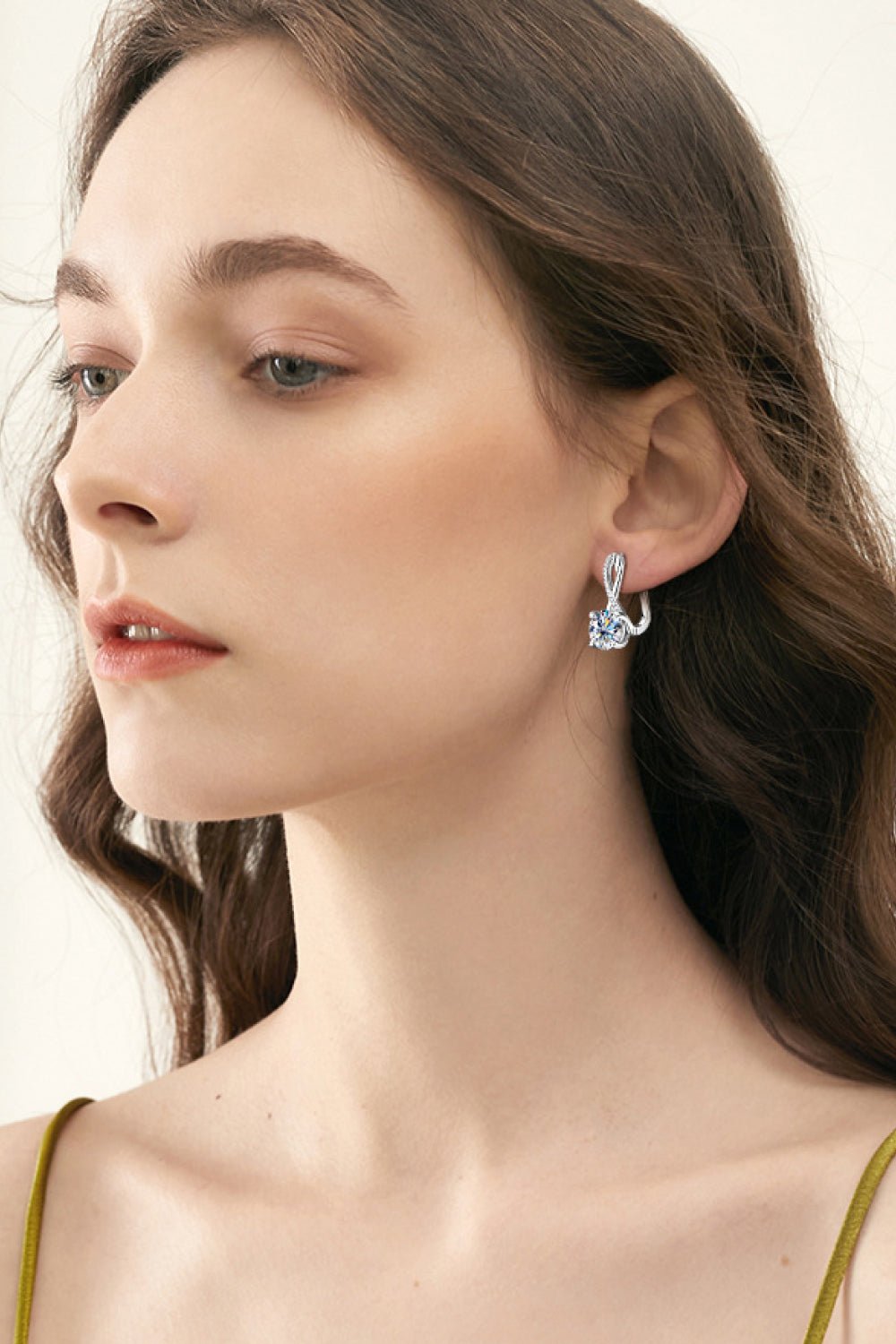 4 Carat Moissanite 925 Sterling Silver Earrings - Loulou Boutique