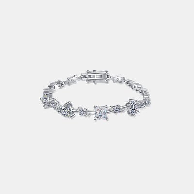 6.2 Carat Moissanite 925 Sterling Silver Bracelet - Loulou Boutique