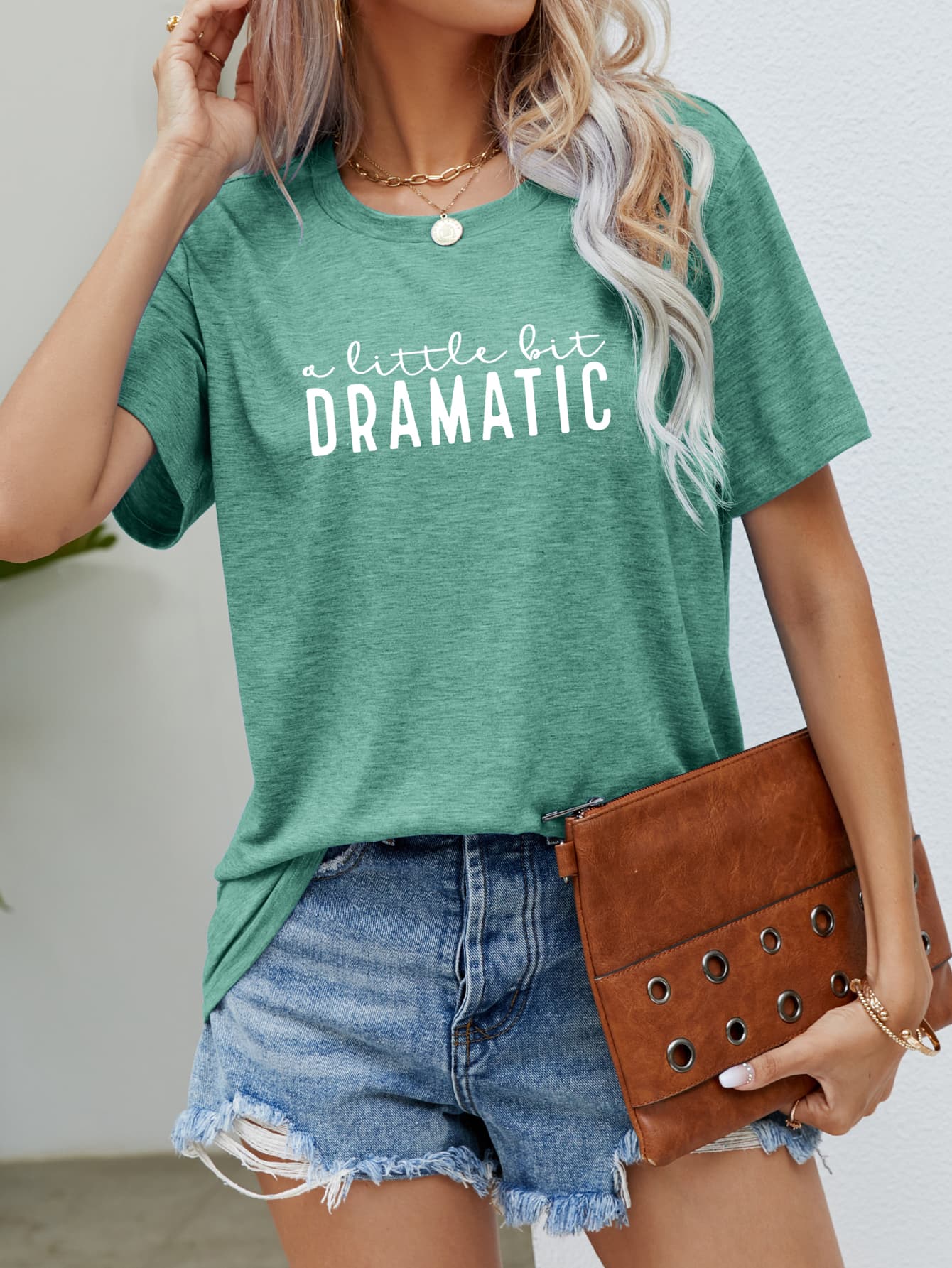 A LITTLE BIT DRAMATIC Graphic Tee - Loulou Boutique