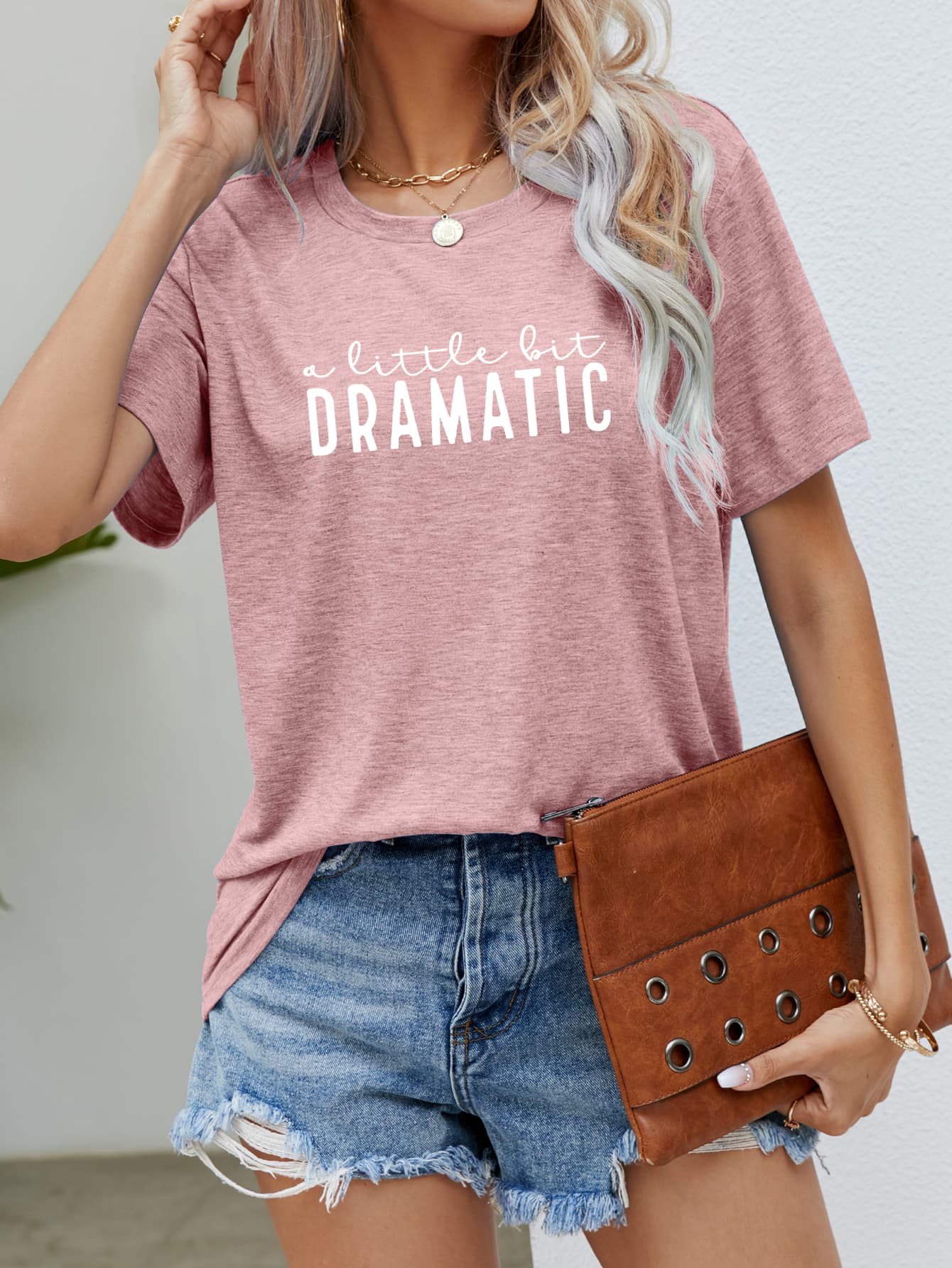A LITTLE BIT DRAMATIC Graphic Tee - Loulou Boutique