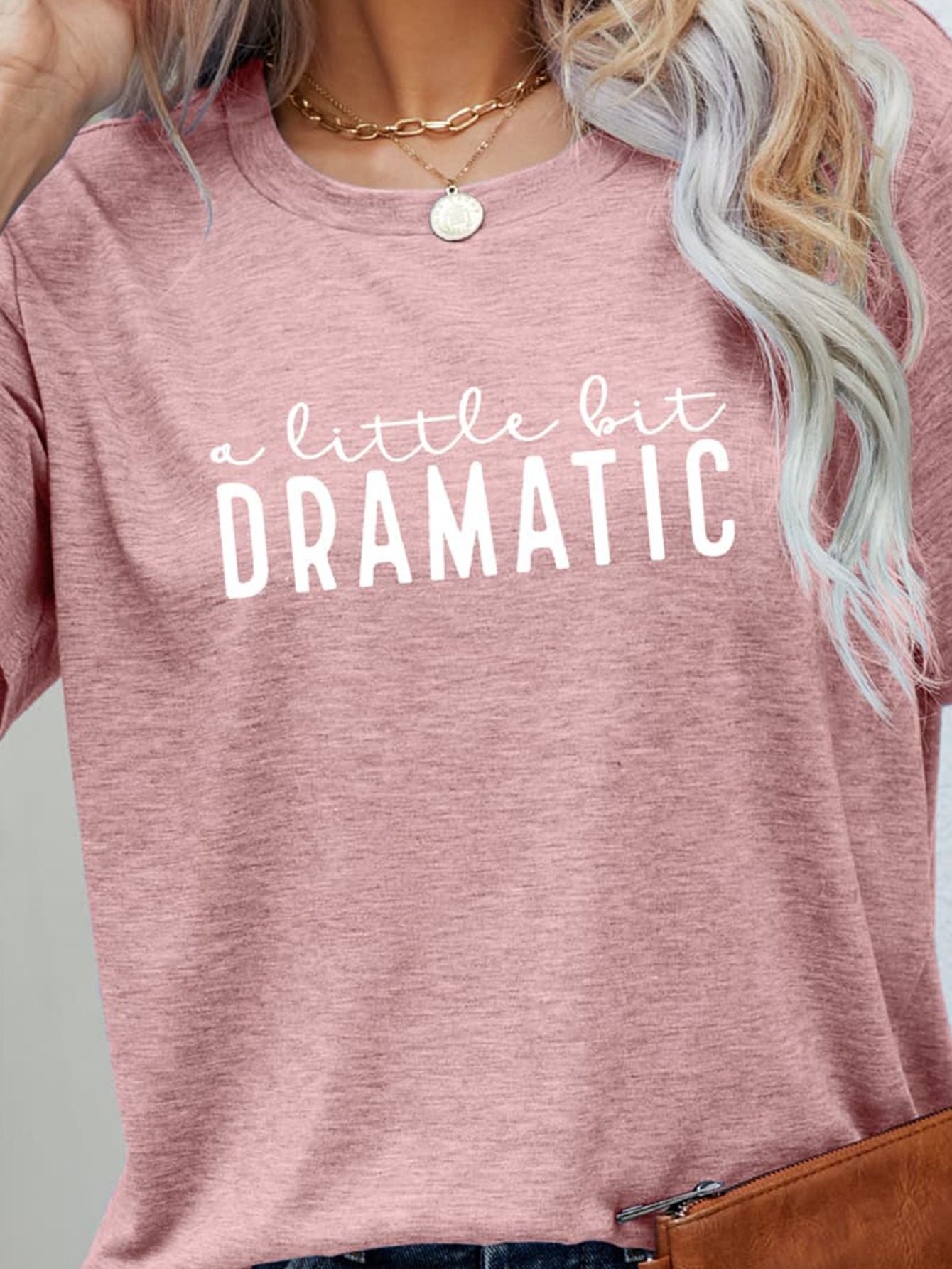 A LITTLE BIT DRAMATIC Graphic Tee - Loulou Boutique