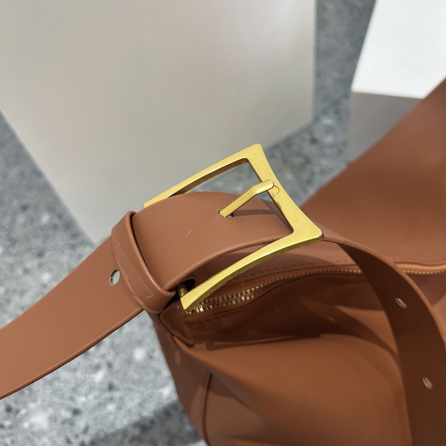 Adjustable Strap PU Leather Handbag - Loulou Boutique