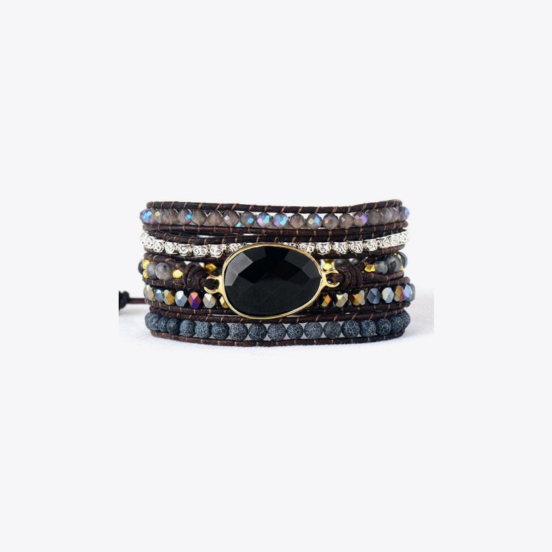 Agate Beaded Bracelet - Loulou Boutique