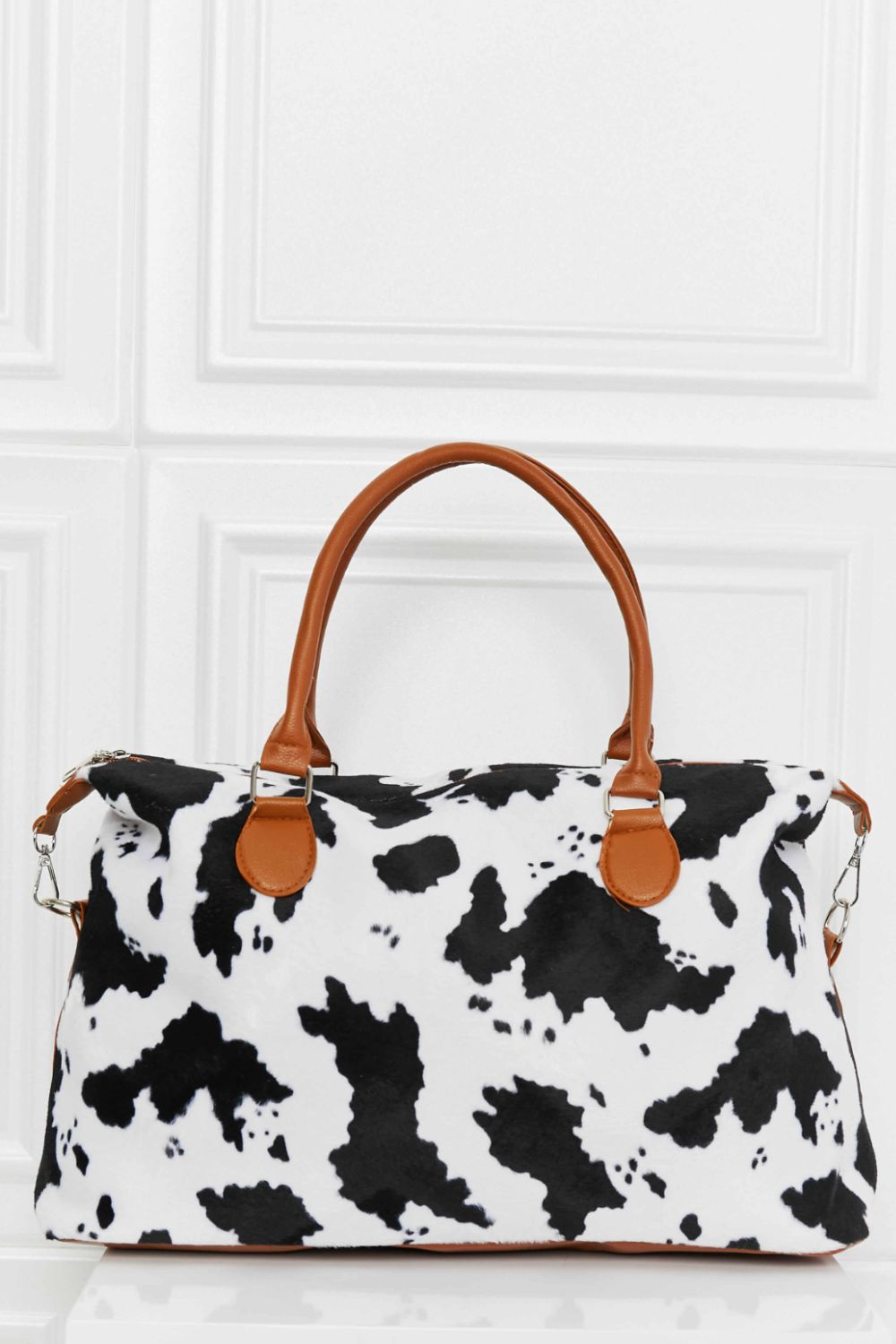Animal Print Brushed Weekender Bag - Loulou Boutique