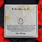 Mom-to-Be's Eternal Bond Personalized Love Knot Necklace