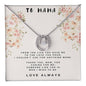 To Mama – Custom Charmed by Love Necklace
