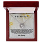 Mom-to-Be's Eternal Bond Personalized Love Knot Necklace