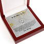 Mom-to-Be's Eternal Bond Personalized Love Knot Necklace