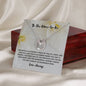 Mom-to-Be's Eternal Bond Personalized Love Knot Necklace