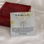Mom-to-Be's Eternal Bond Personalized Love Knot Necklace
