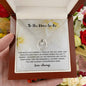 Mom-to-Be's Eternal Bond Personalized Love Knot Necklace