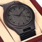 To My Dad - Timeless Elegance: Custom Wooden Watch