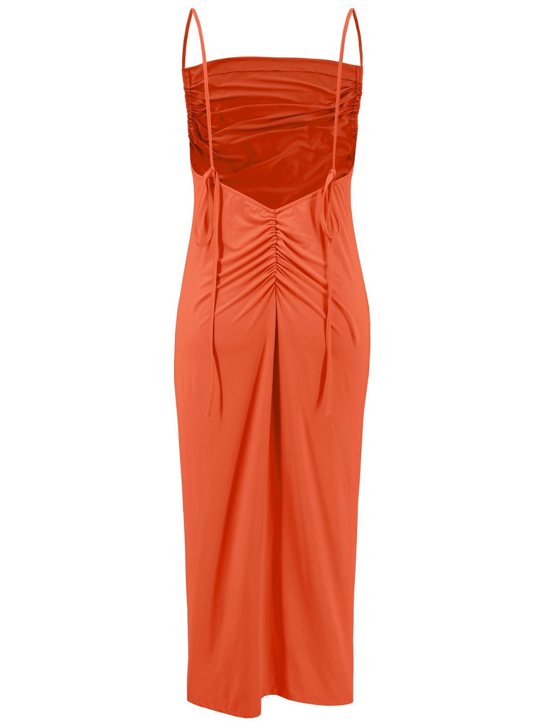 Backless Cowl Neck Sleeveless Cami Dress - Loulou Boutique