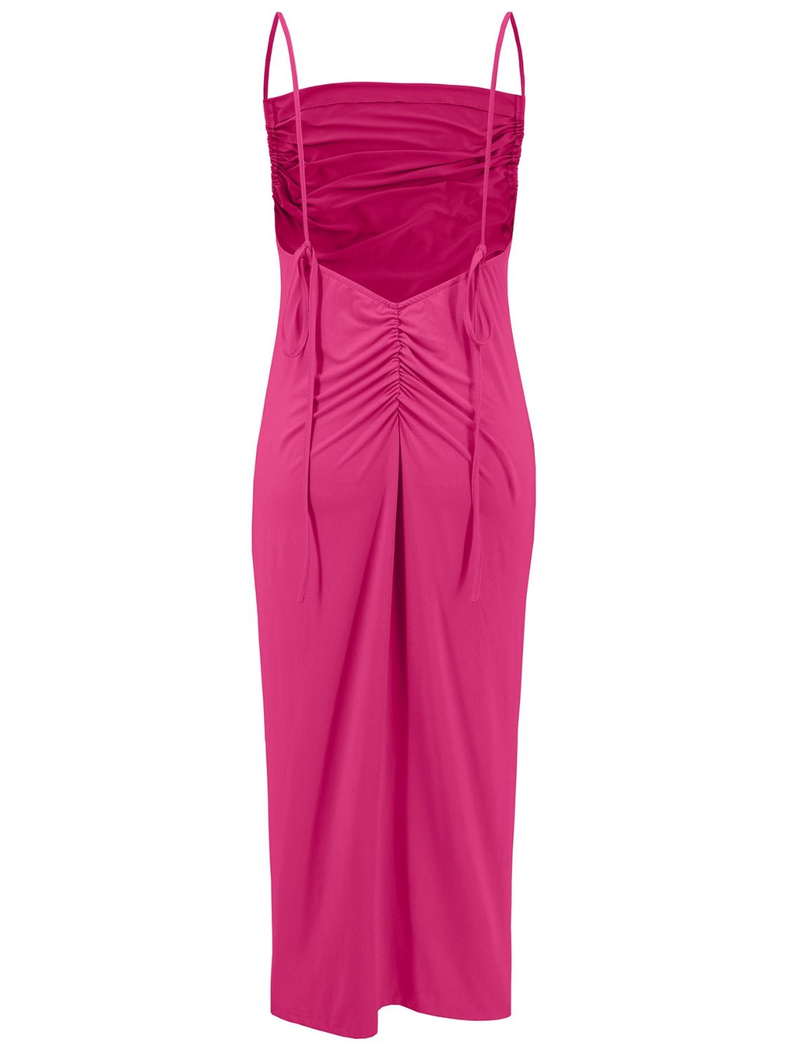 Backless Cowl Neck Sleeveless Cami Dress - Loulou Boutique