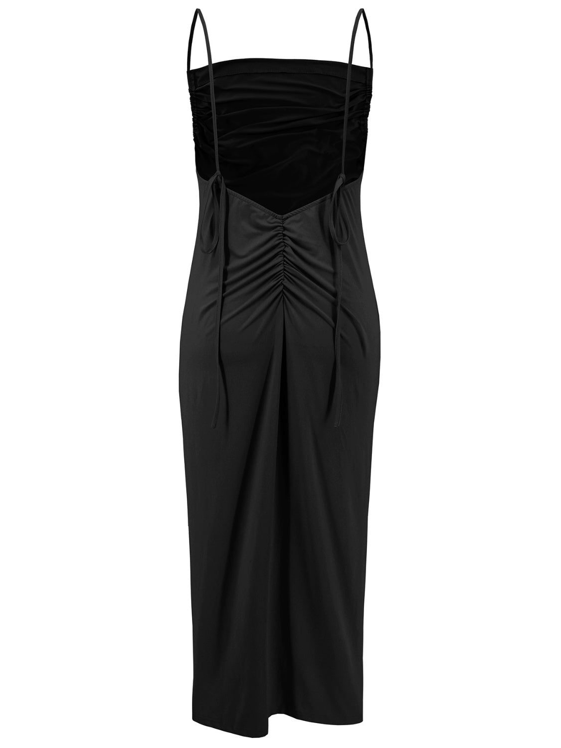 Backless Cowl Neck Sleeveless Cami Dress - Loulou Boutique