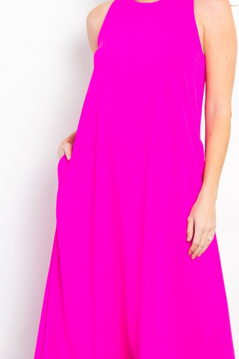 Be Stage Midi Tank Dress with Pockets - Loulou Boutique