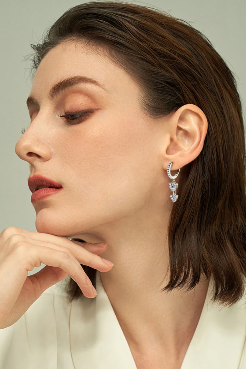 Be The One Moissanite Drop Earrings - Loulou Boutique