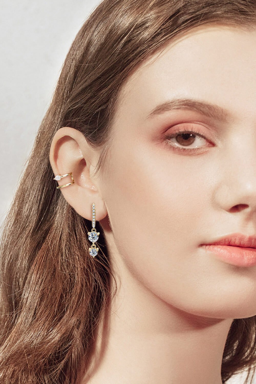 Be The One Moissanite Drop Earrings - Loulou Boutique