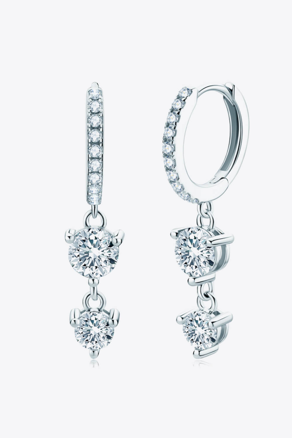 Be The One Moissanite Drop Earrings - Loulou Boutique