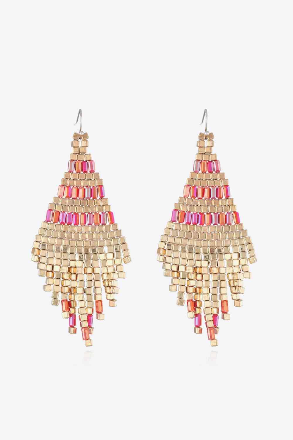 Beaded Dangle Earrings - Loulou Boutique
