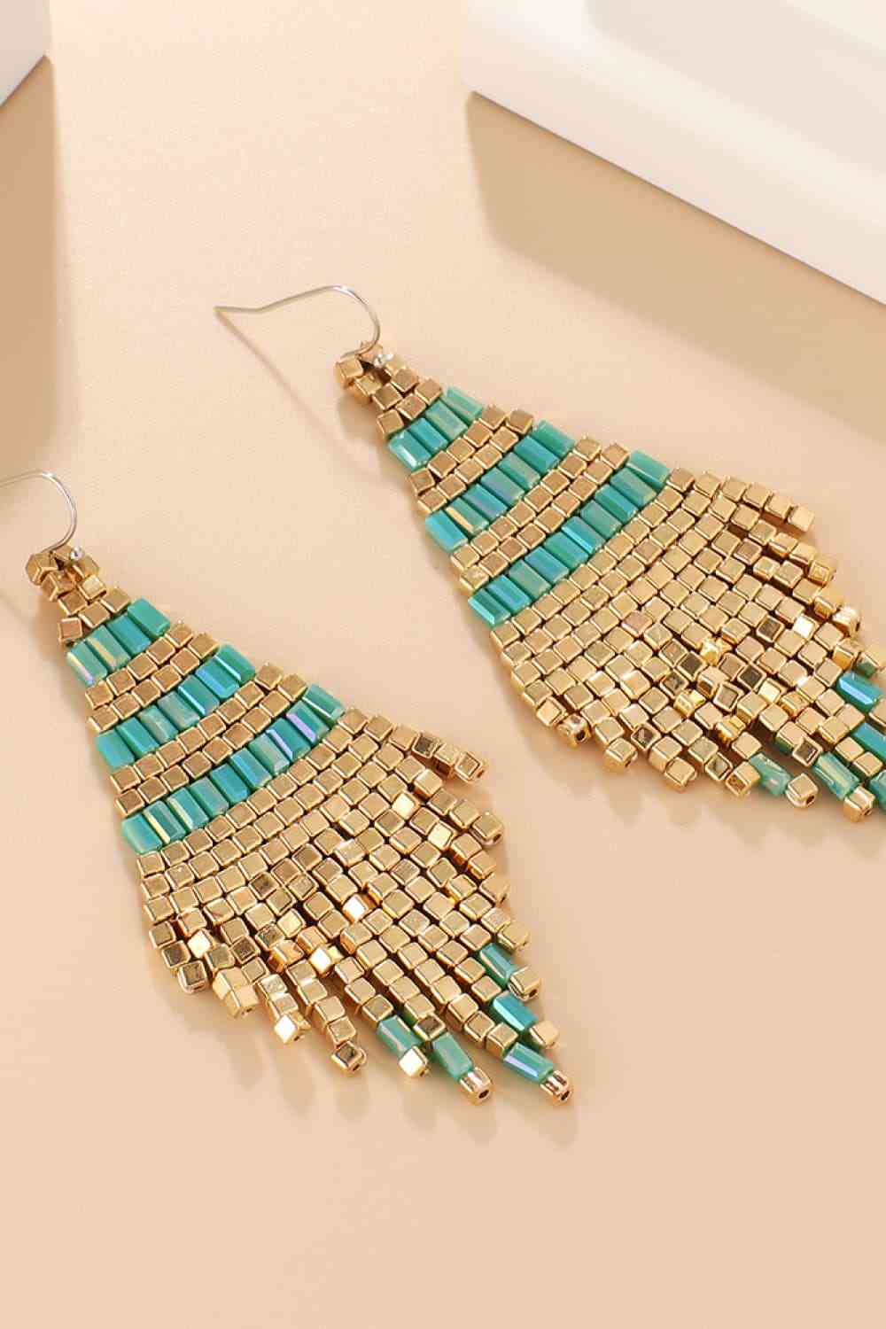 Beaded Dangle Earrings - Loulou Boutique