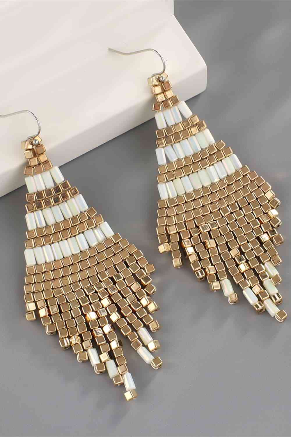 Beaded Dangle Earrings - Loulou Boutique