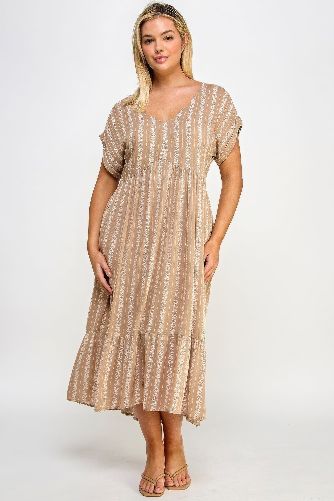 Boho Maxi Dress W/ Slip - Loulou Boutique