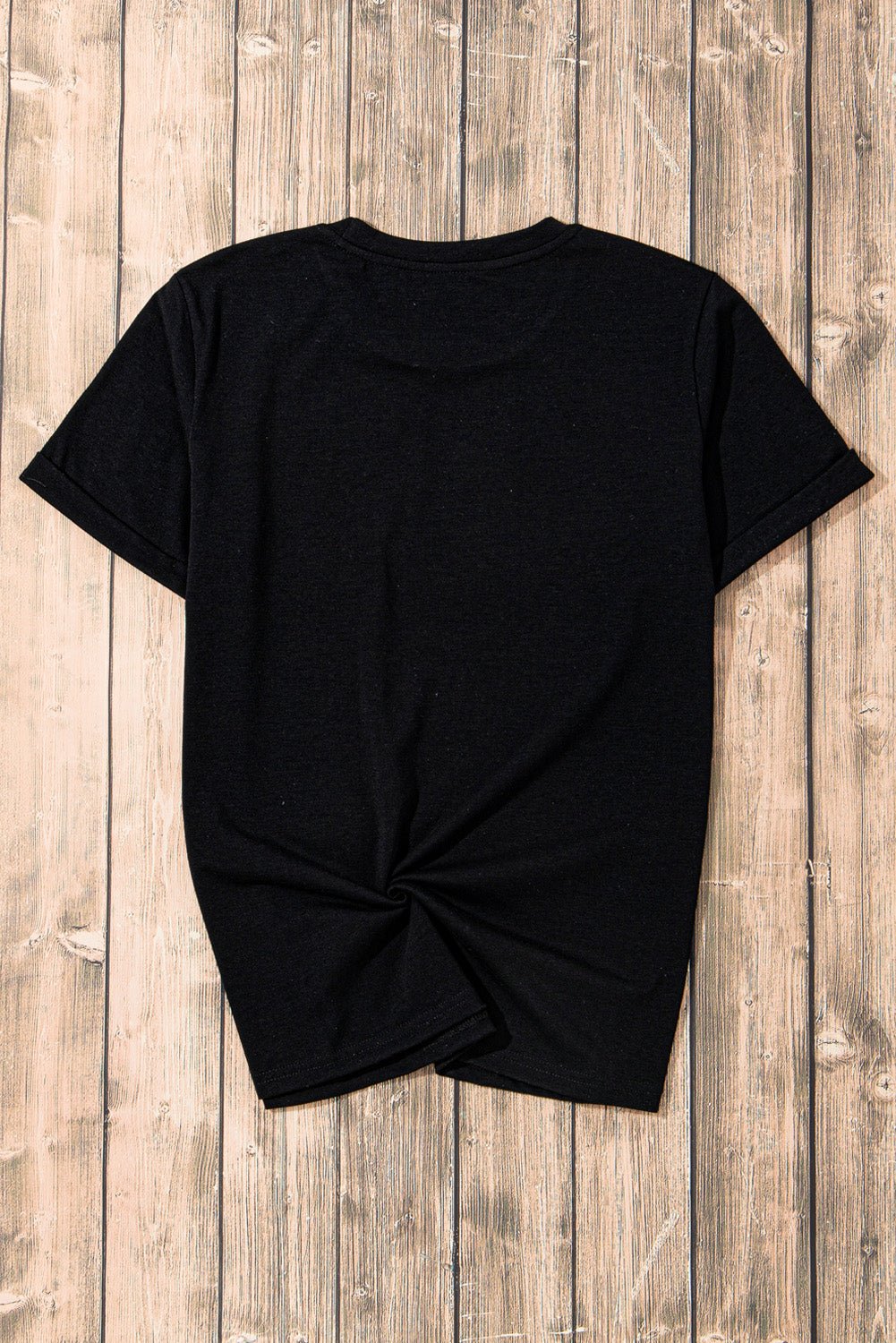 Bow Graphic Round Neck Short Sleeve T-Shirt - Loulou Boutique