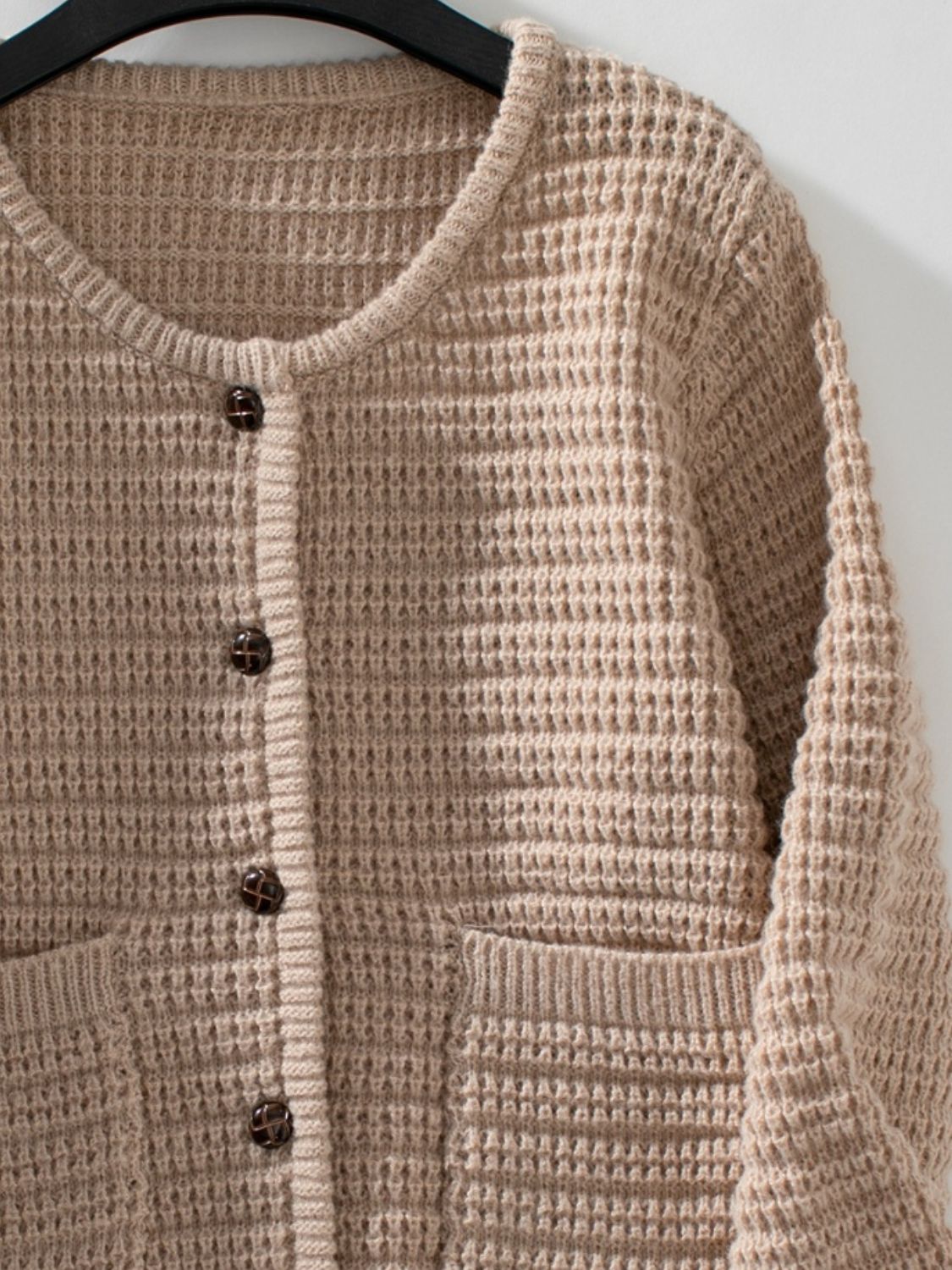 BUtton Up Long Sleeve Cardigan - Loulou Boutique