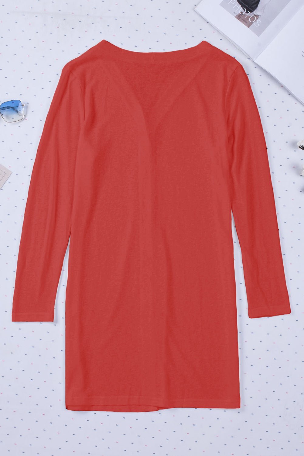 Button Up Long Sleeve Cover Up - Loulou Boutique
