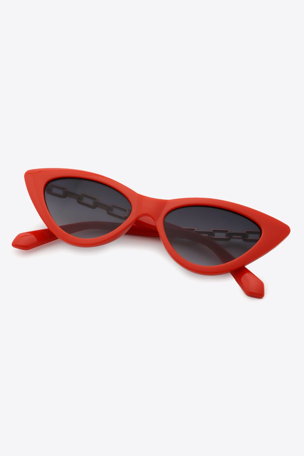 Chain Detail Cat - Eye Sunglasses - Loulou Boutique
