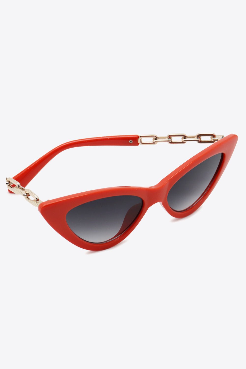Chain Detail Cat - Eye Sunglasses - Loulou Boutique
