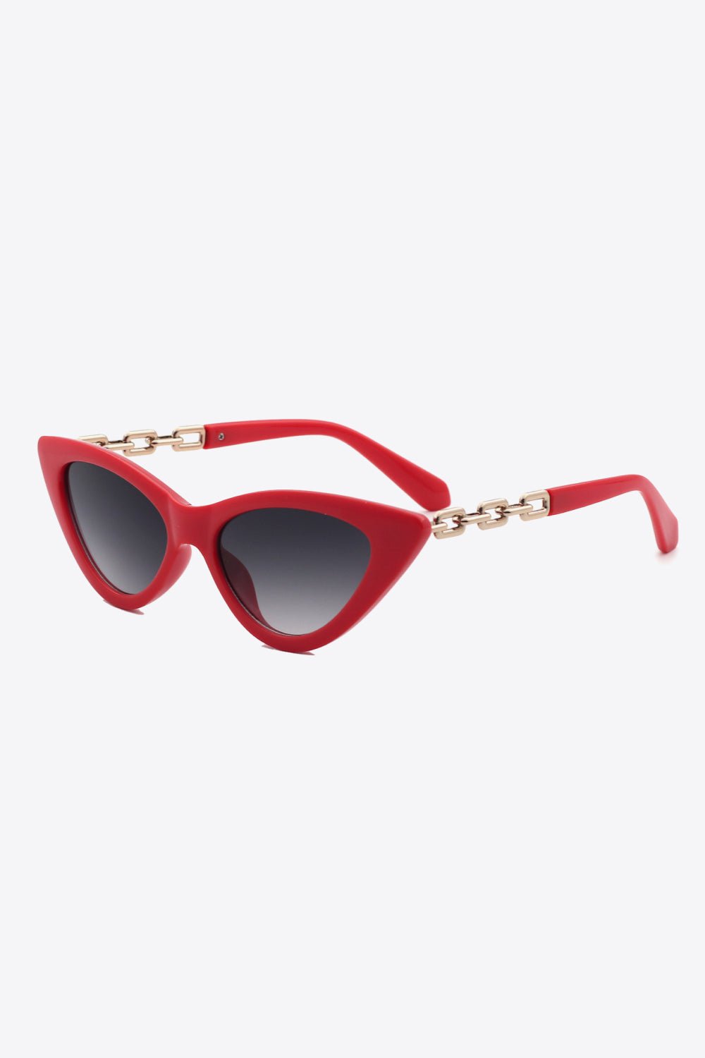 Chain Detail Cat - Eye Sunglasses - Loulou Boutique