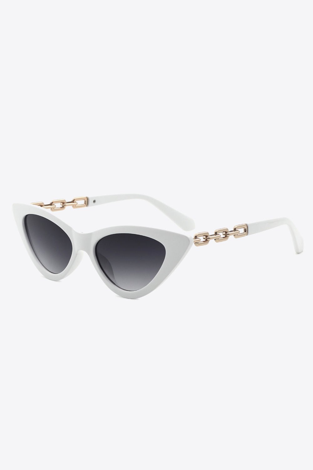 Chain Detail Cat - Eye Sunglasses - Loulou Boutique
