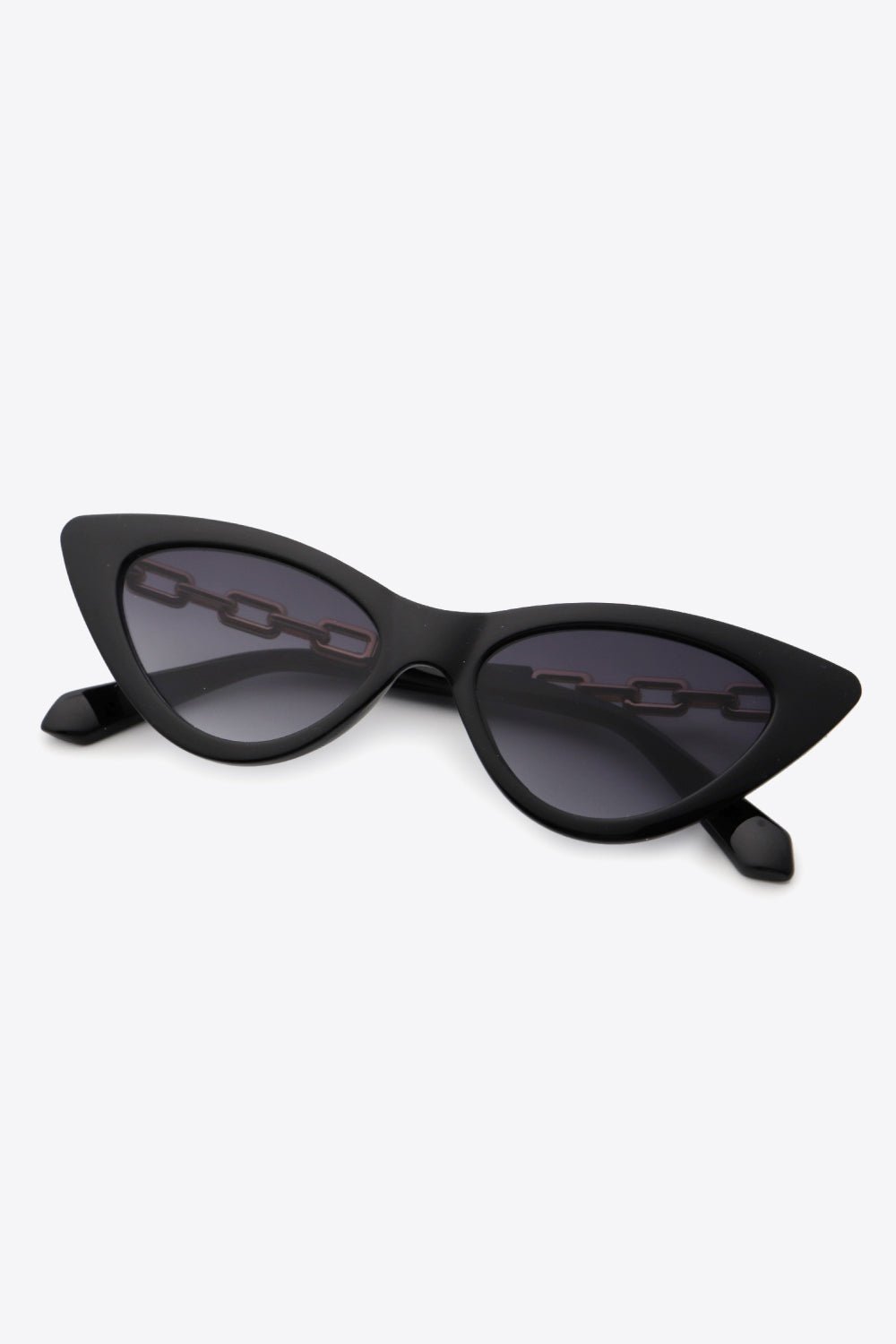 Chain Detail Cat - Eye Sunglasses - Loulou Boutique
