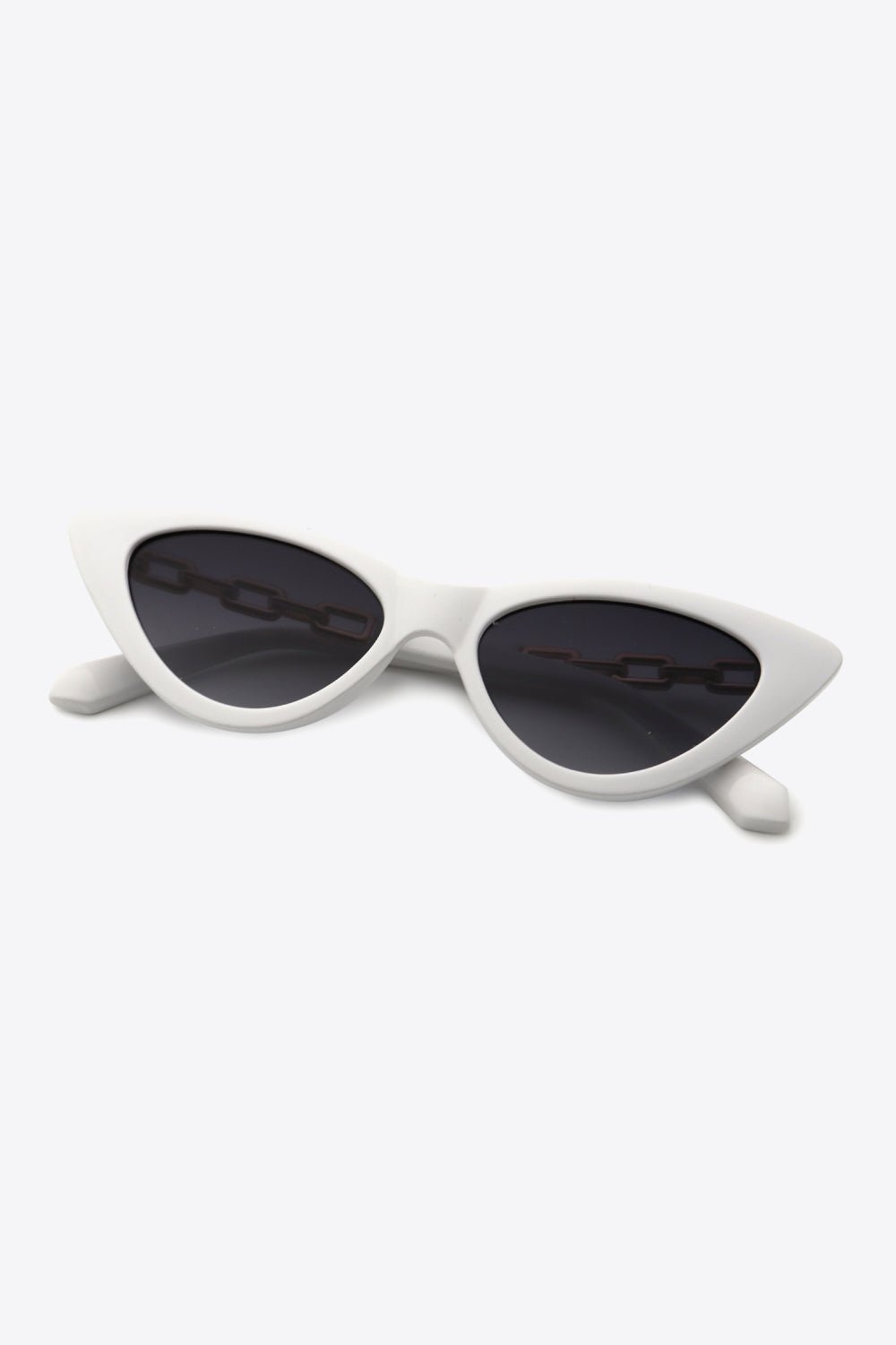 Chain Detail Cat - Eye Sunglasses - Loulou Boutique