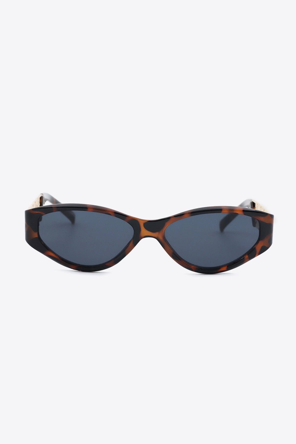 Chain Detail Temple Cat Eye Sunglasses - Loulou Boutique