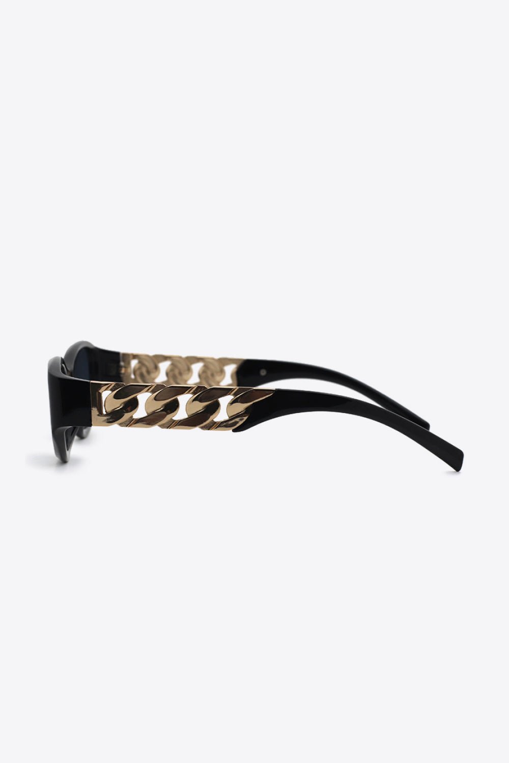 Chain Detail Temple Cat Eye Sunglasses - Loulou Boutique