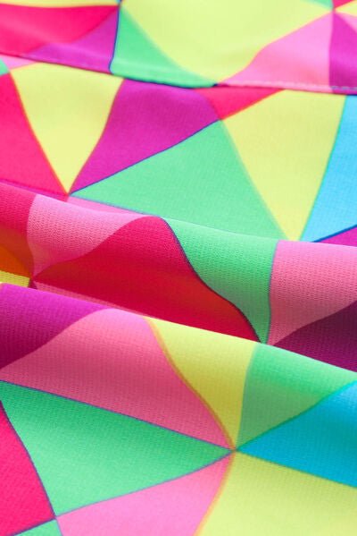 Color Block Elastic Waist Shorts - Loulou Boutique