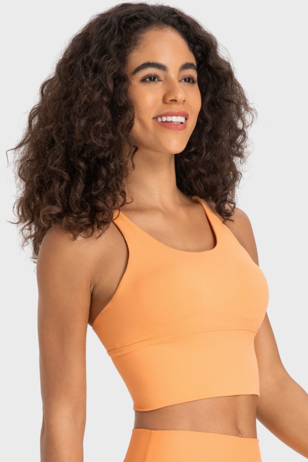 Crisscross Back Ladder Detail Sports Bra - Loulou Boutique