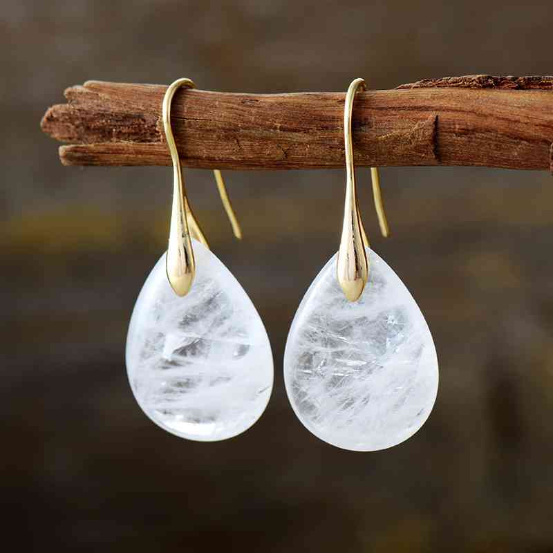 Crystal Dangle Earrings - Loulou Boutique