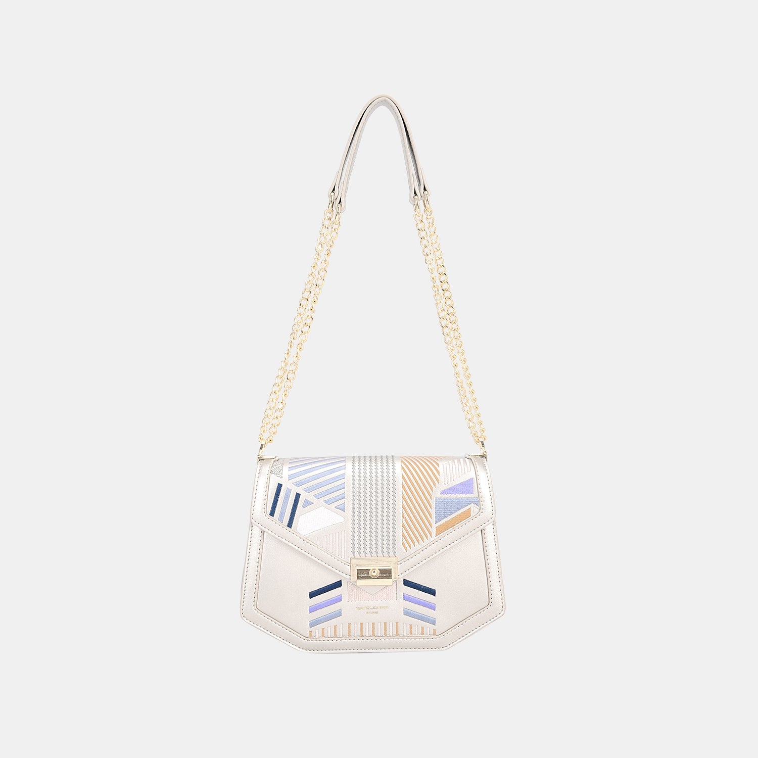 David Jones Geometric Print Crossbody Bag - Loulou Boutique
