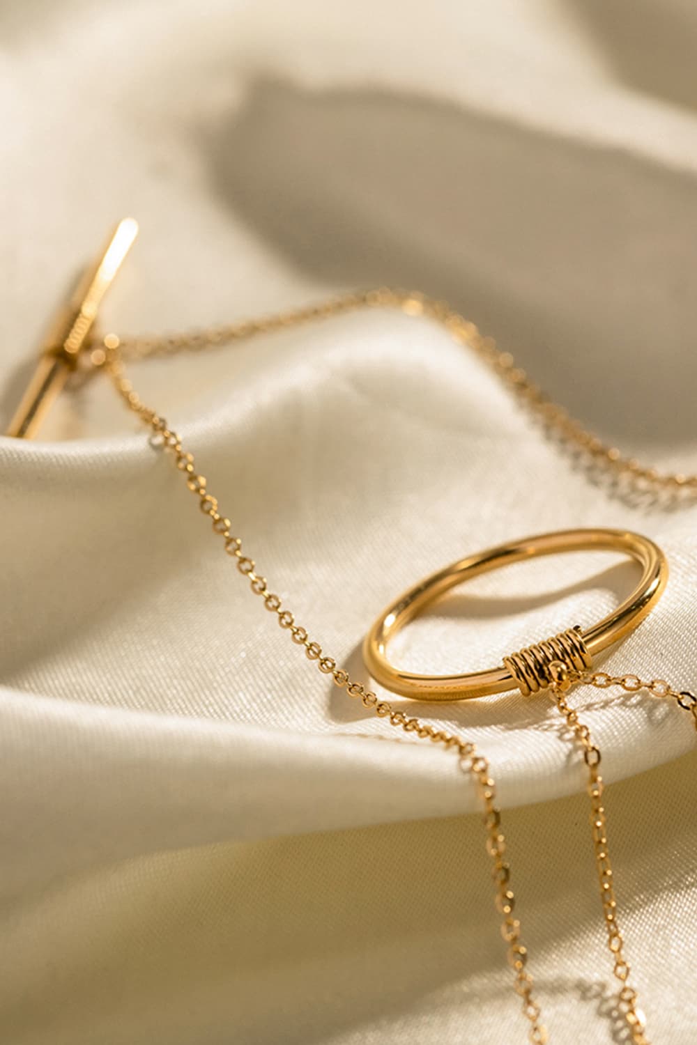 Double - Layered Stainless Steel Necklace - Loulou Boutique