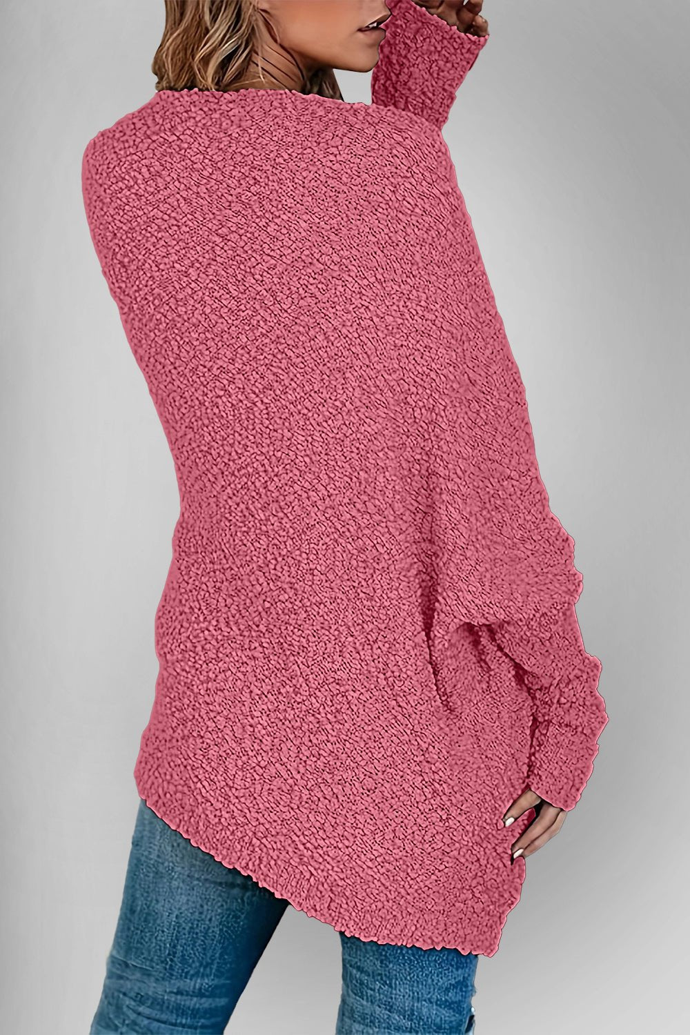 Double Take Pocketed Open Front Long Sleeve Cardigan - Loulou Boutique