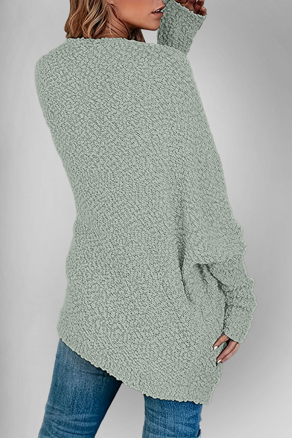 Double Take Pocketed Open Front Long Sleeve Cardigan - Loulou Boutique